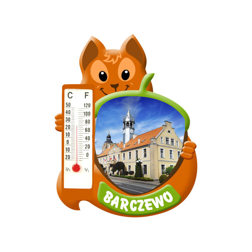 Polyresinowy magnes wiewiórka Barczewo