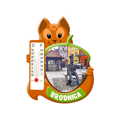Polyresinowy magnes wiewiórka Brodnica