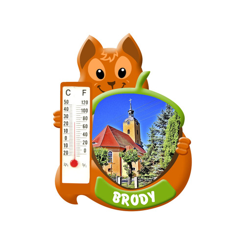 Polyresinowy magnes wiewiórka Brody