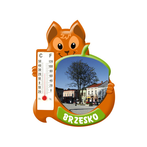 Polyresinowy magnes wiewiórka Brzesko