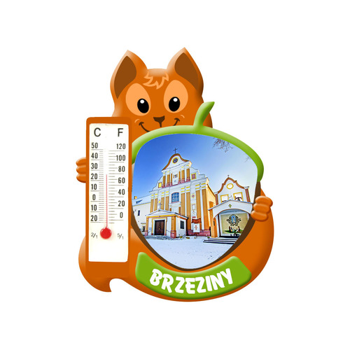 Polyresinowy magnes wiewiórka Brzeziny