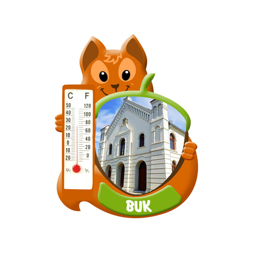 Polyresinowy magnes wiewiórka Buk