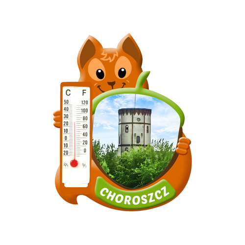 Polyresinowy magnes wiewiórka Choroszcz