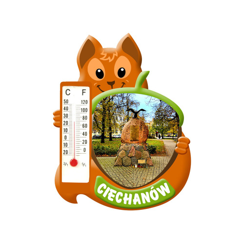 Polyresinowy magnes wiewiórka Ciechanów