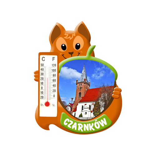 Polyresinowy magnes wiewiórka czarnków