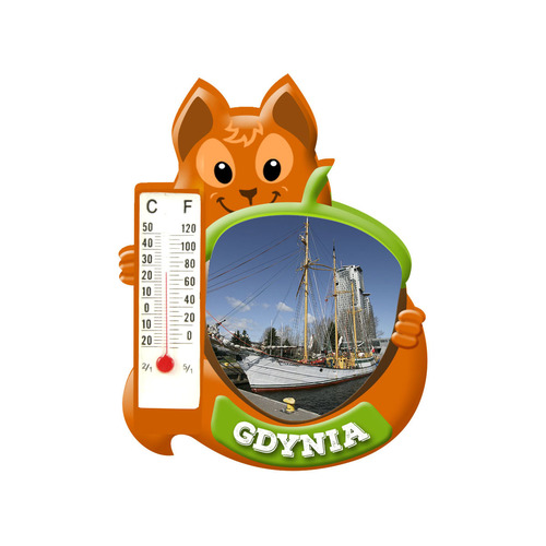 Polyresinowy magnes wiewiórka Gdynia