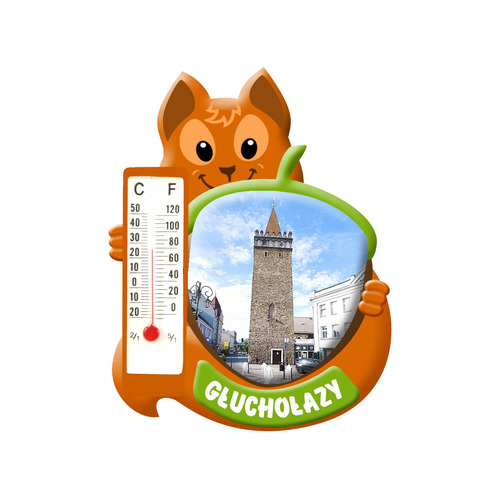 Polyresinowy magnes wiewiórka Głuchołazy