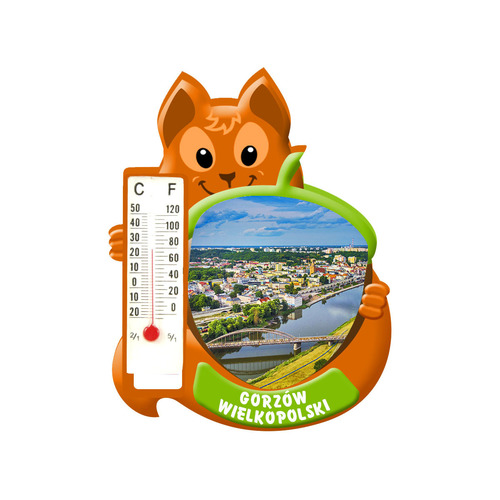 Polyresinowy magnes wiewiórka Gorzów Wielkopolski