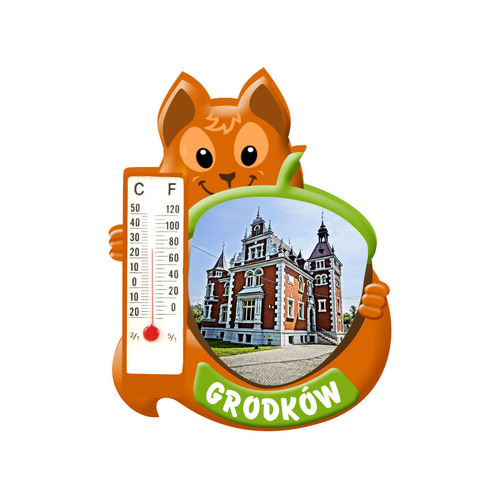 Polyresinowy magnes wiewiórka Grodków