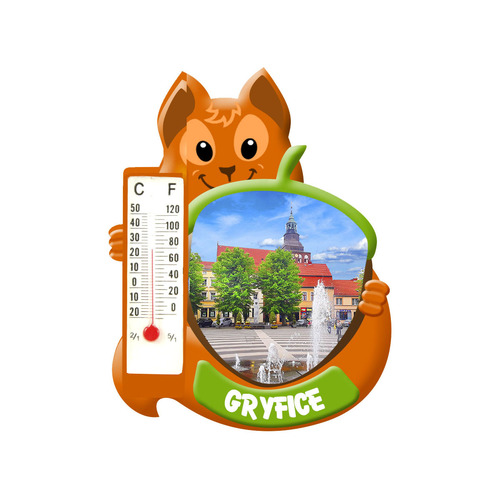 Polyresinowy magnes wiewiórka Gryfice