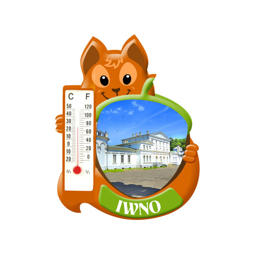 Polyresinowy magnes wiewiórka Iwno