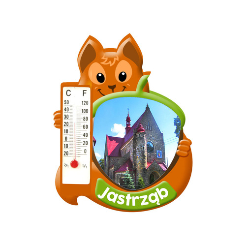 Polyresinowy magnes wiewiórka Jastrząb