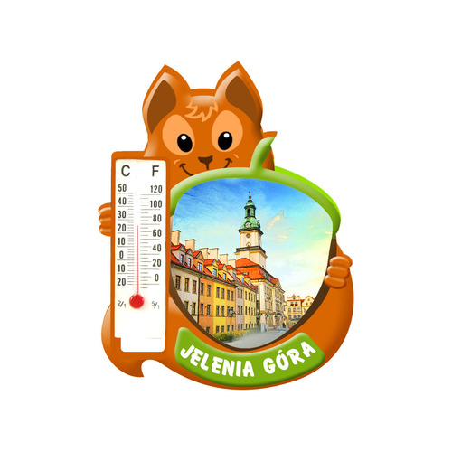 Polyresinowy magnes wiewiórka Jelenia Góra