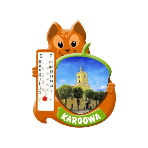Polyresinowy magnes wiewiórka Kargowa