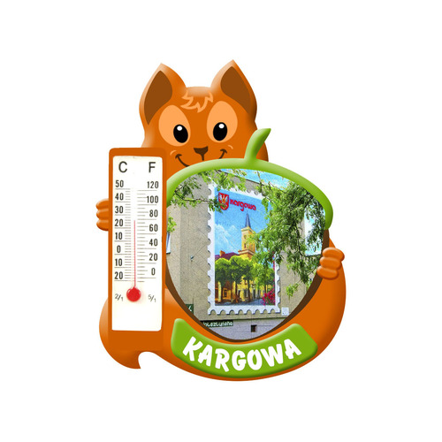 Polyresinowy magnes wiewiórka Kargowa