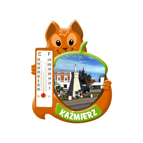 Polyresinowy magnes wiewiórka Kaźmierz