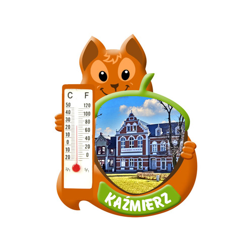 Polyresinowy magnes wiewiórka Kaźmierz
