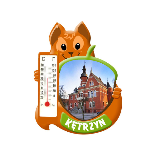 Polyresinowy magnes wiewiórka Kętrzyn