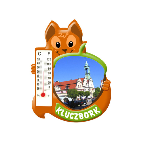 Polyresinowy magnes wiewiórka Kluczbork