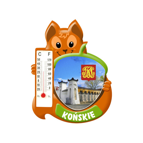 Polyresinowy magnes wiewiórka Końskie