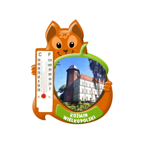 Polyresinowy magnes wiewiórka Koźmin Wielkopolski