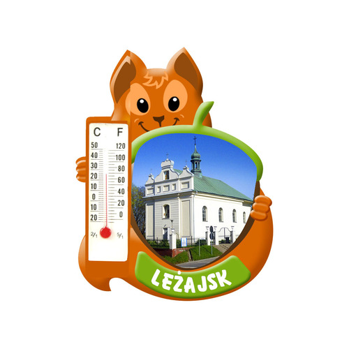 Polyresinowy magnes wiewiórka Leżajsk