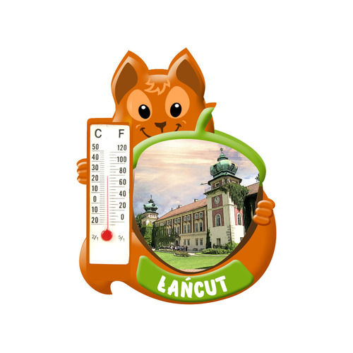 Polyresinowy magnes wiewiórka Łańcut