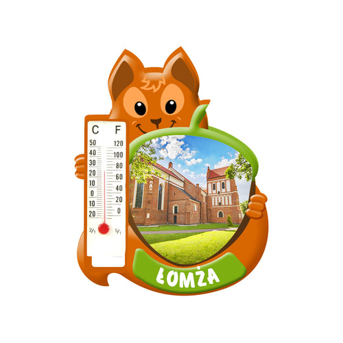 Polyresinowy magnes wiewiórka Łomża