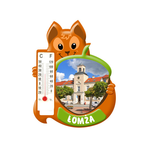 Polyresinowy magnes wiewiórka Łomża