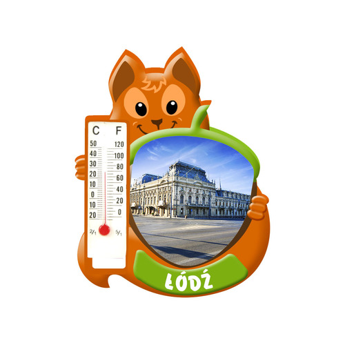 Polyresinowy magnes wiewiórka Łódź