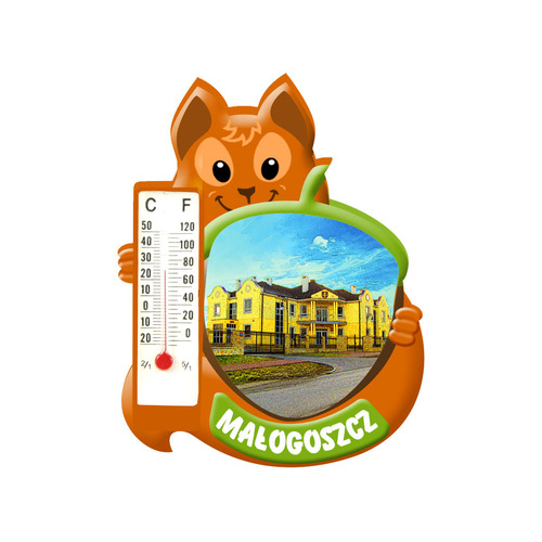 Polyresinowy magnes wiewiórka Małogoszcz