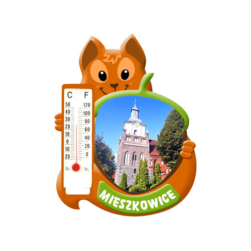 Polyresinowy magnes wiewiórka Mieszkowice