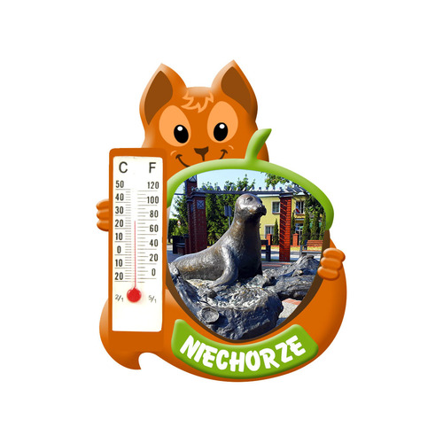 Polyresinowy magnes wiewiórka Niechorze