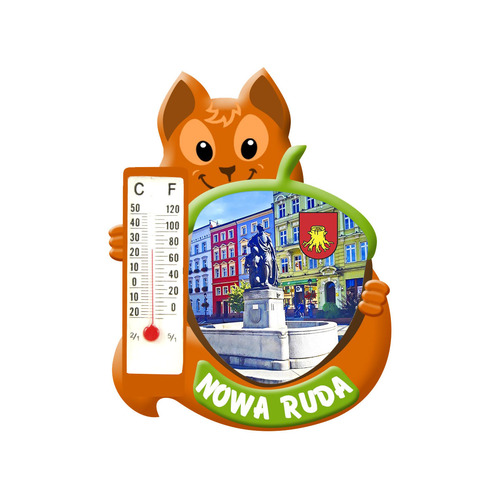 Polyresinowy magnes wiewiórka Nowa Ruda