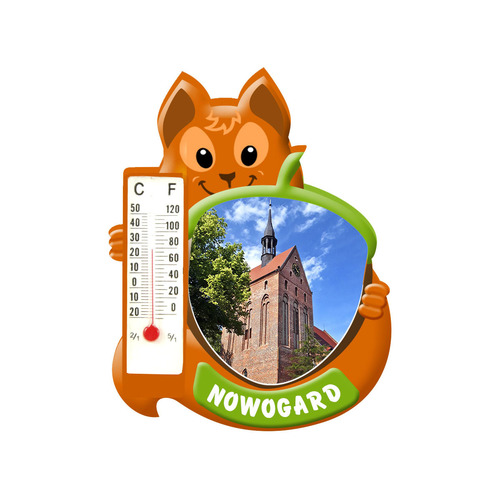 Polyresinowy magnes wiewiórka Nowogard