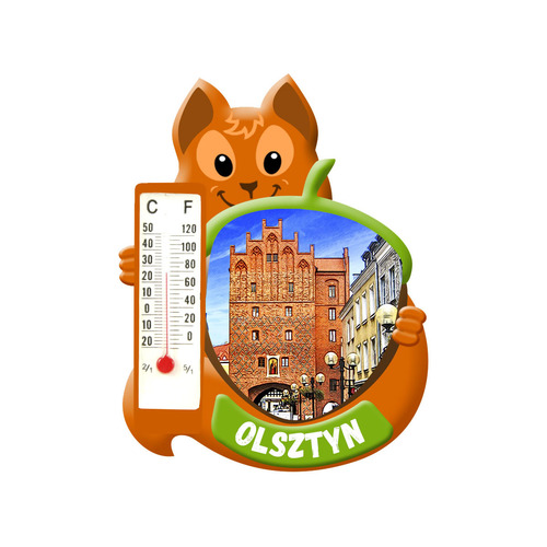 Polyresinowy magnes wiewiórka Olsztyn