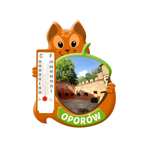Polyresinowy magnes wiewiórka Oporów