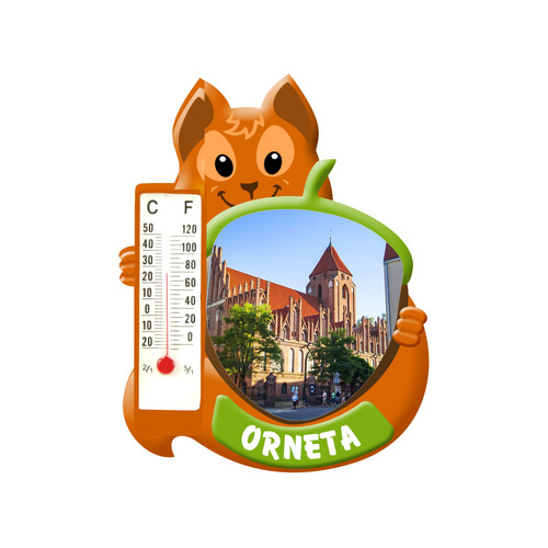 Polyresinowy magnes wiewiórka Orneta