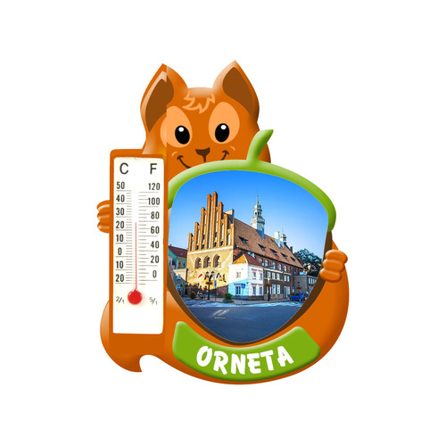 Polyresinowy magnes wiewiórka Orneta