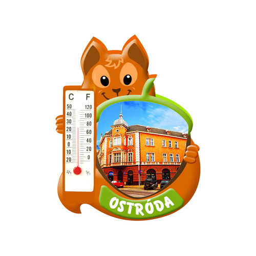 Polyresinowy magnes wiewiórka Ostróda