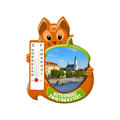 Polyresinowy magnes wiewiórka Ostrowiec Świętokrzyski