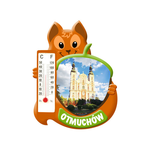 Polyresinowy magnes wiewiórka Otmuchów