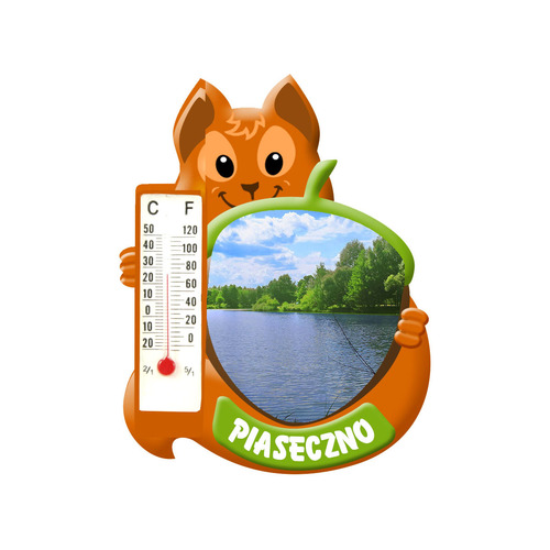 Polyresinowy magnes wiewiórka piaseczno