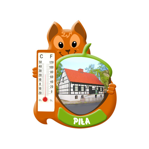 Polyresinowy magnes wiewiórka Piła