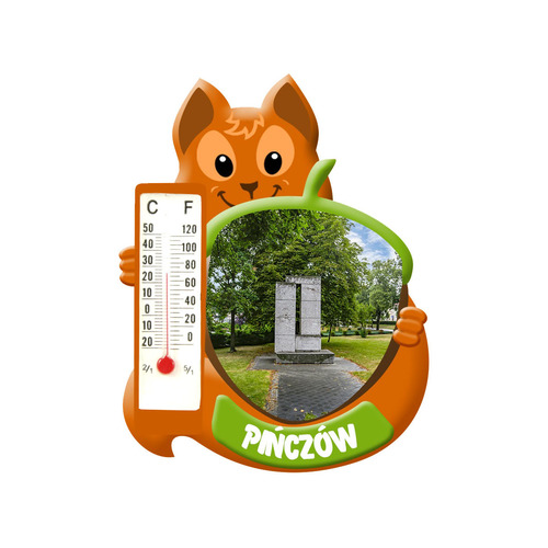 Polyresinowy magnes wiewiórka Pińczów
