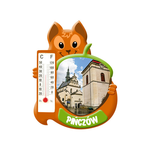 Polyresinowy magnes wiewiórka Pińczów