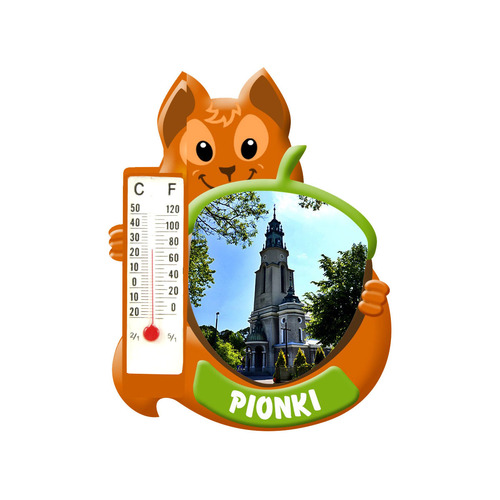 Polyresinowy magnes wiewiórka Pionki