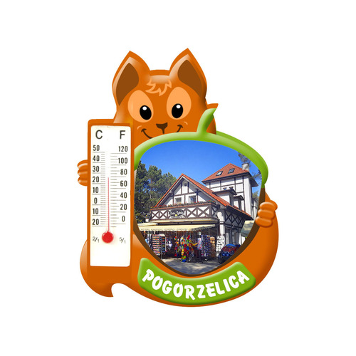 Polyresinowy magnes wiewiórka Pogorzelica