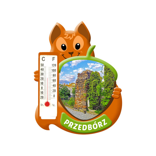 Polyresinowy magnes wiewiórka Przedbórz