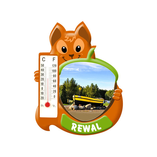 Polyresinowy magnes wiewiórka Rewal